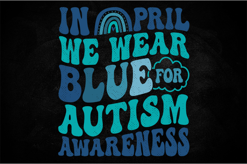 UV-DTF DECAL - Autism Wear Blue