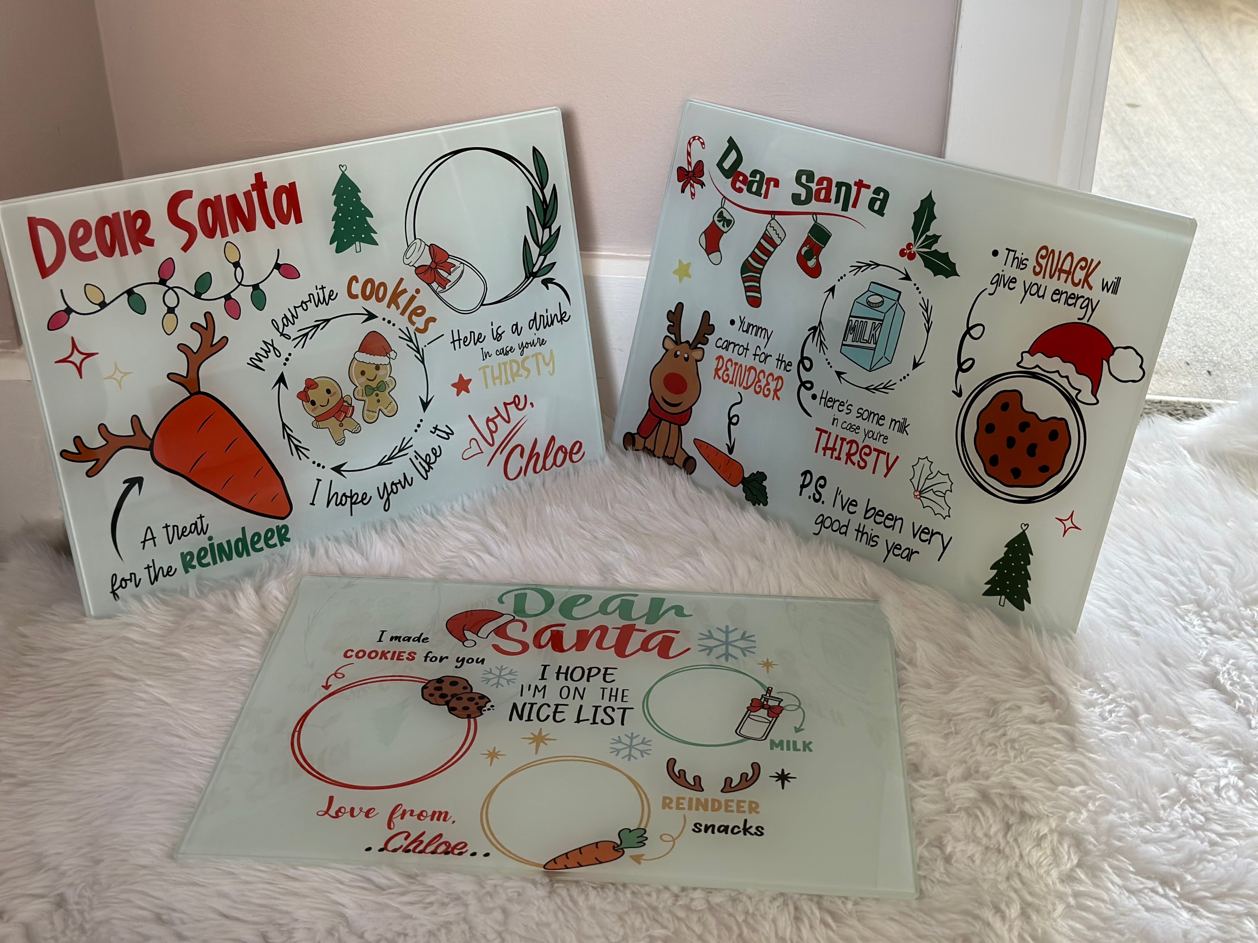 Santa Snack Board.