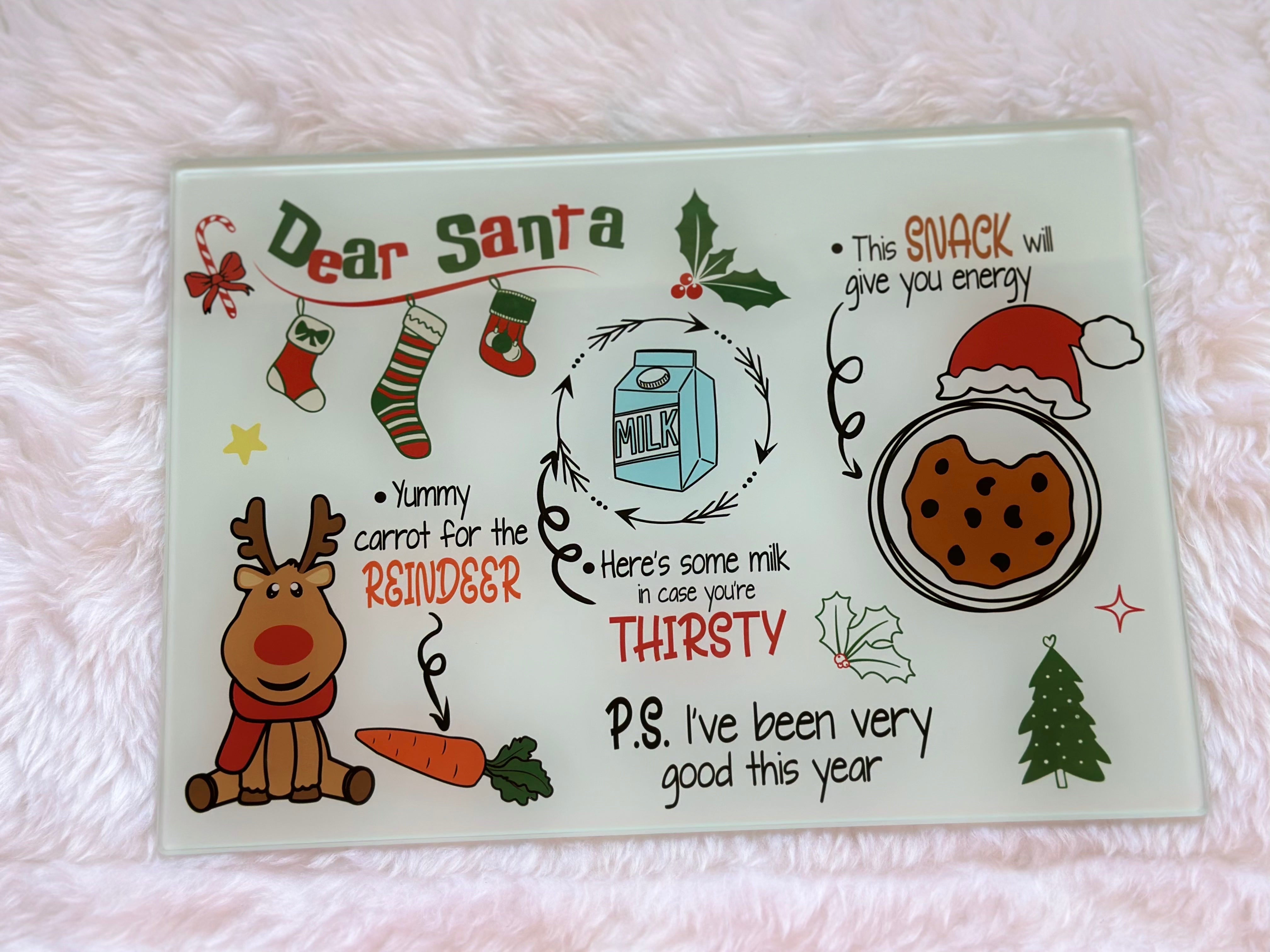 Santa Snack Board.