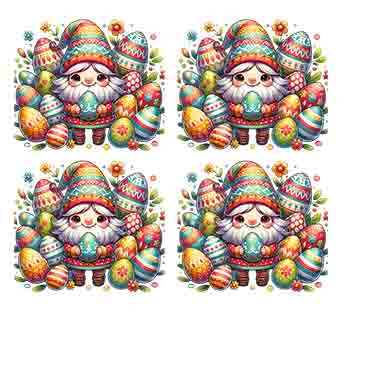UV-DTF DECAL - Easter Gnome