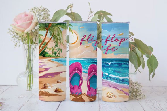 20oz Tumbler - Flip Flop Life
