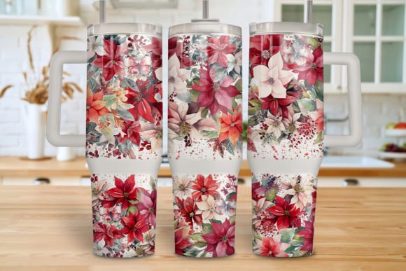 40oz  Tumbler - Pink Flowers