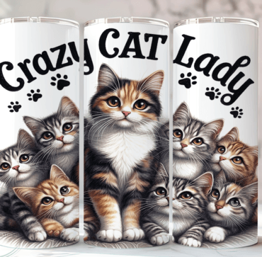 20oz Tumbler Crazy Cat Lady