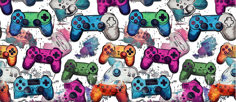 UV-DTF DECAL - Gamer Mug Wrap (16oz)