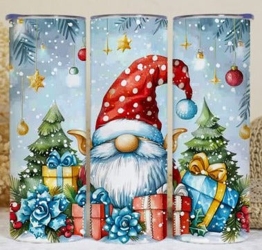 20oz Tumbler -Santa Gonk Style