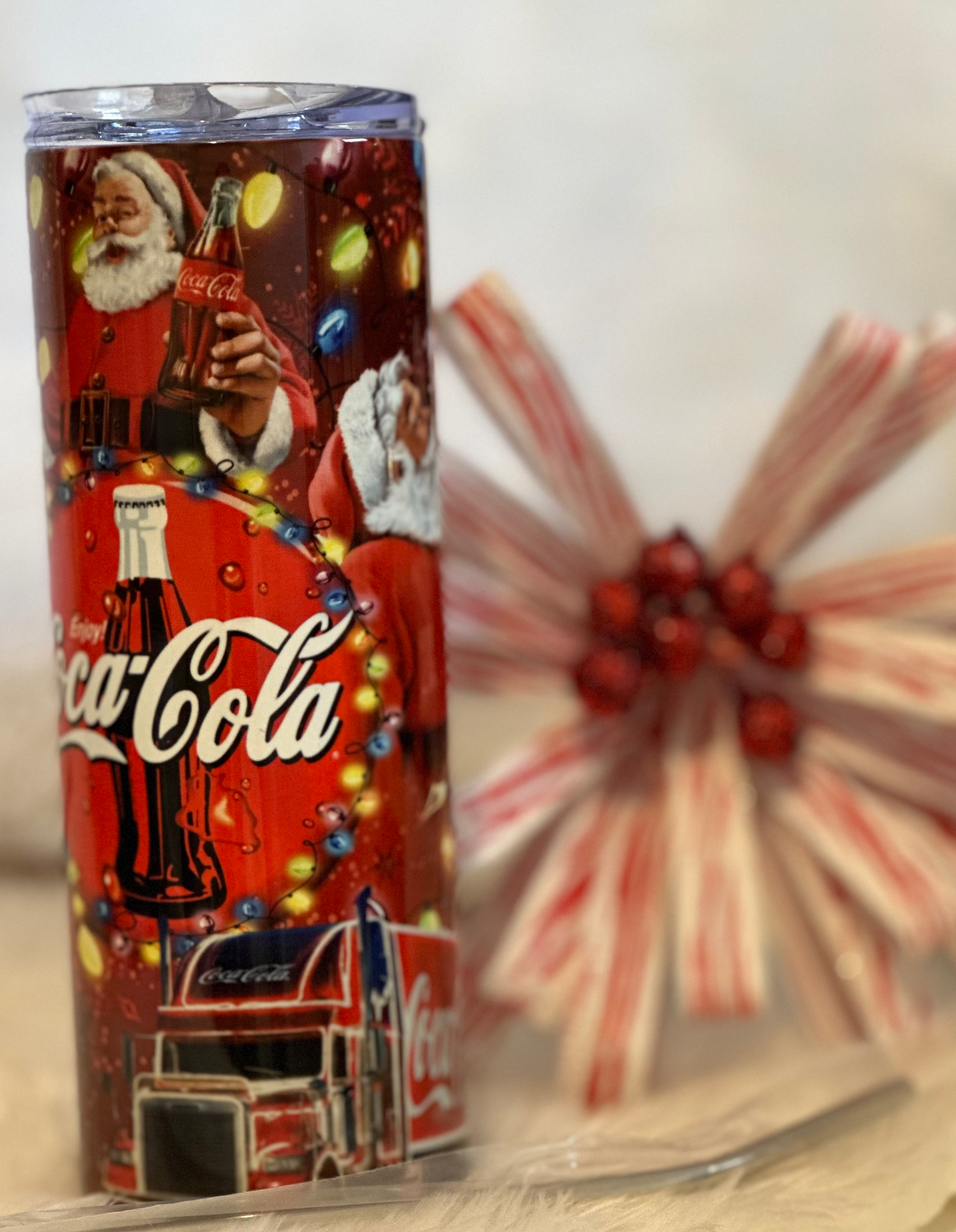 20oz Tumbler Coke Truck
