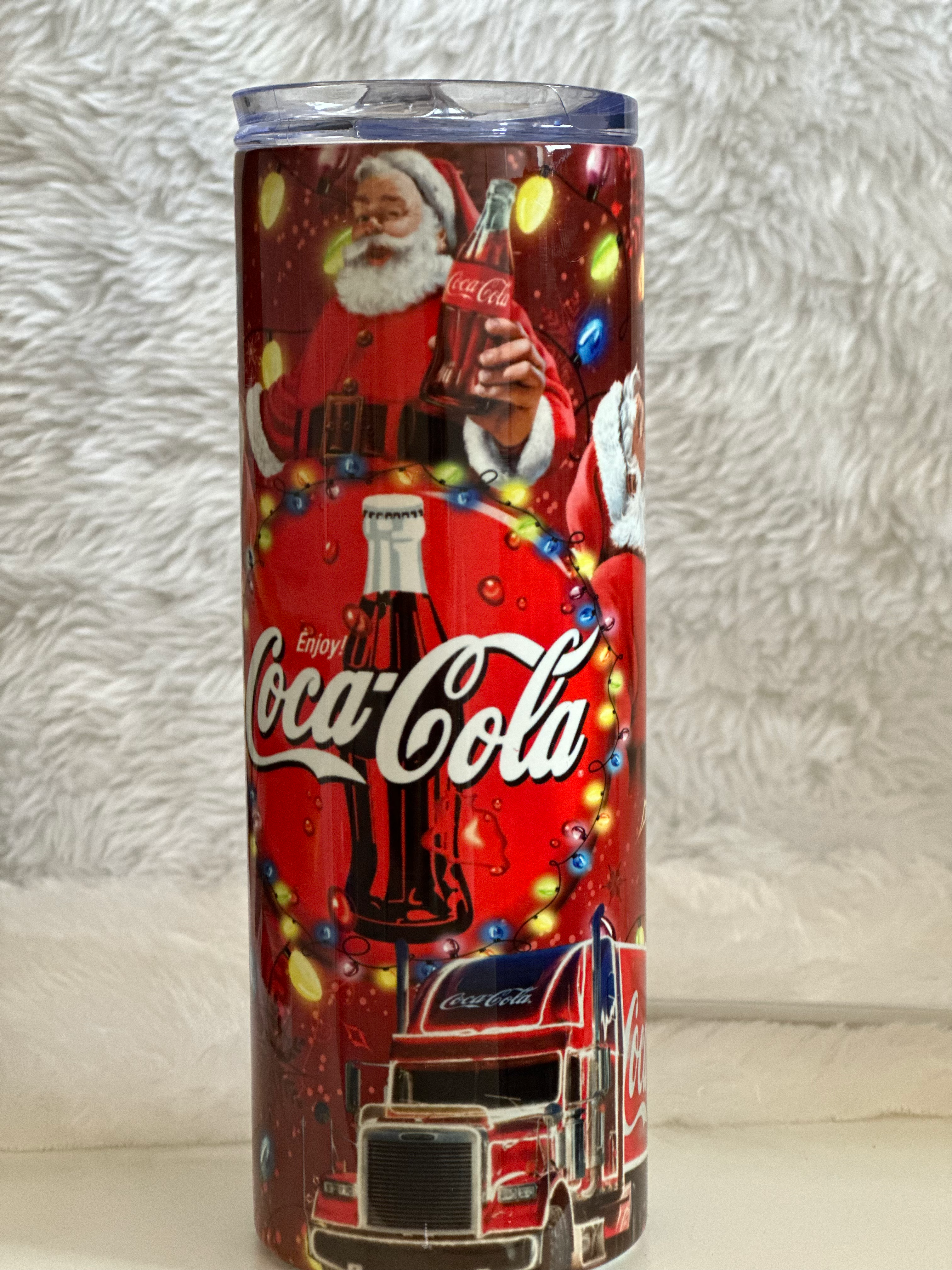 20oz Tumbler Coke Truck