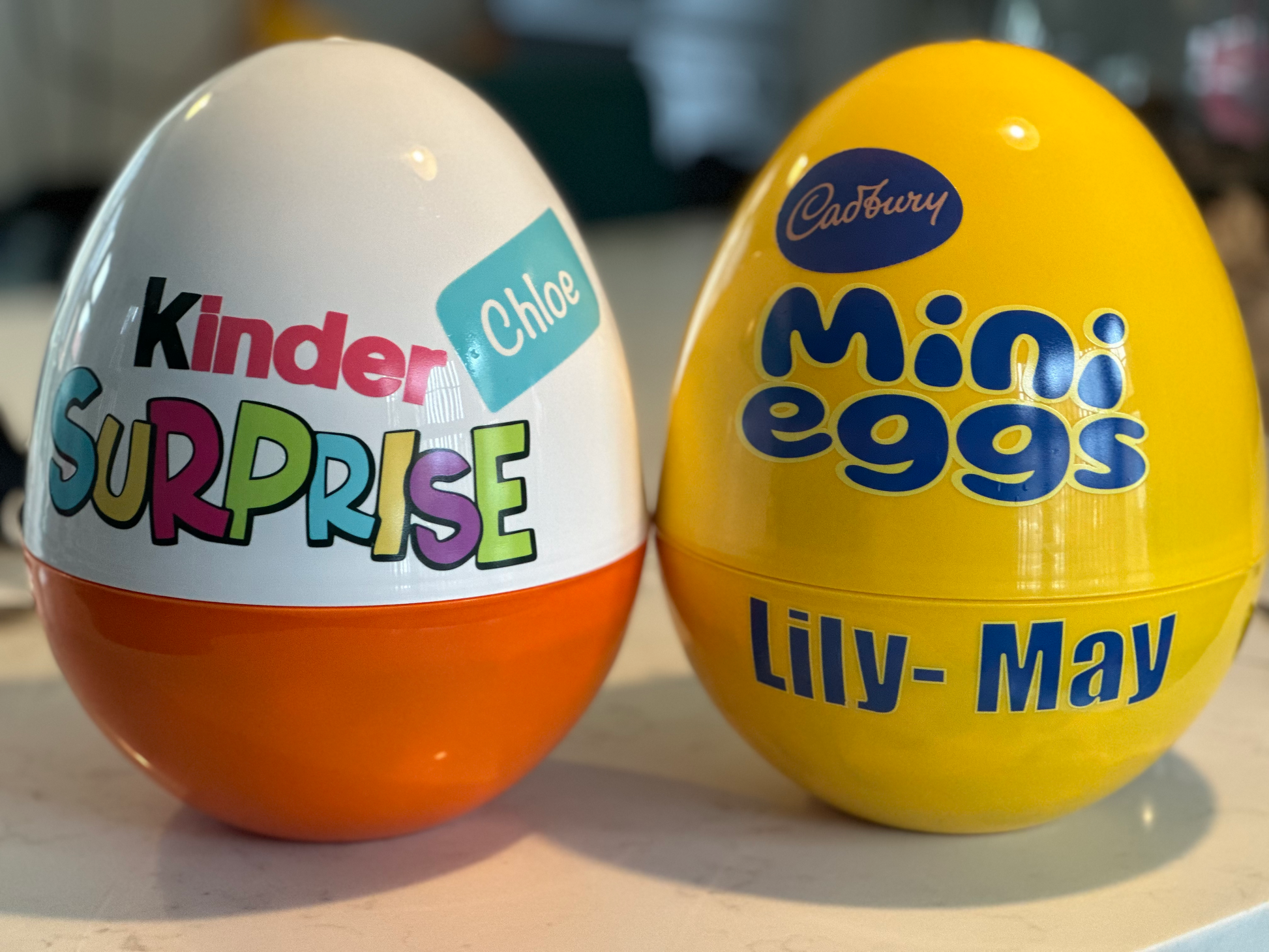 UV-DTF DECAL - Mini Eggs, Kinder, Creme Egg, Freddo or Farrero (15cm)