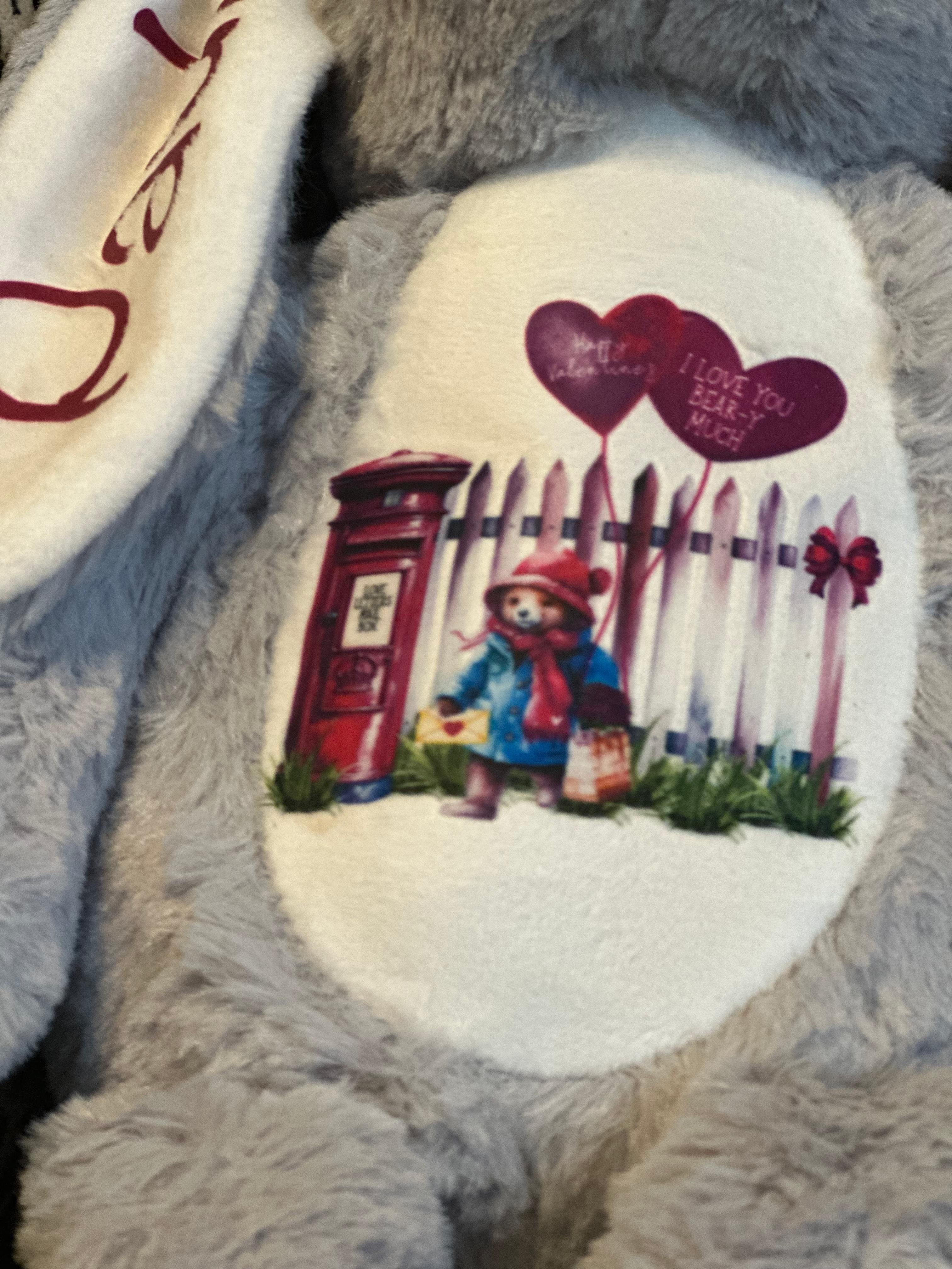 Keepsake Rabbit Valentines day. Personlised
