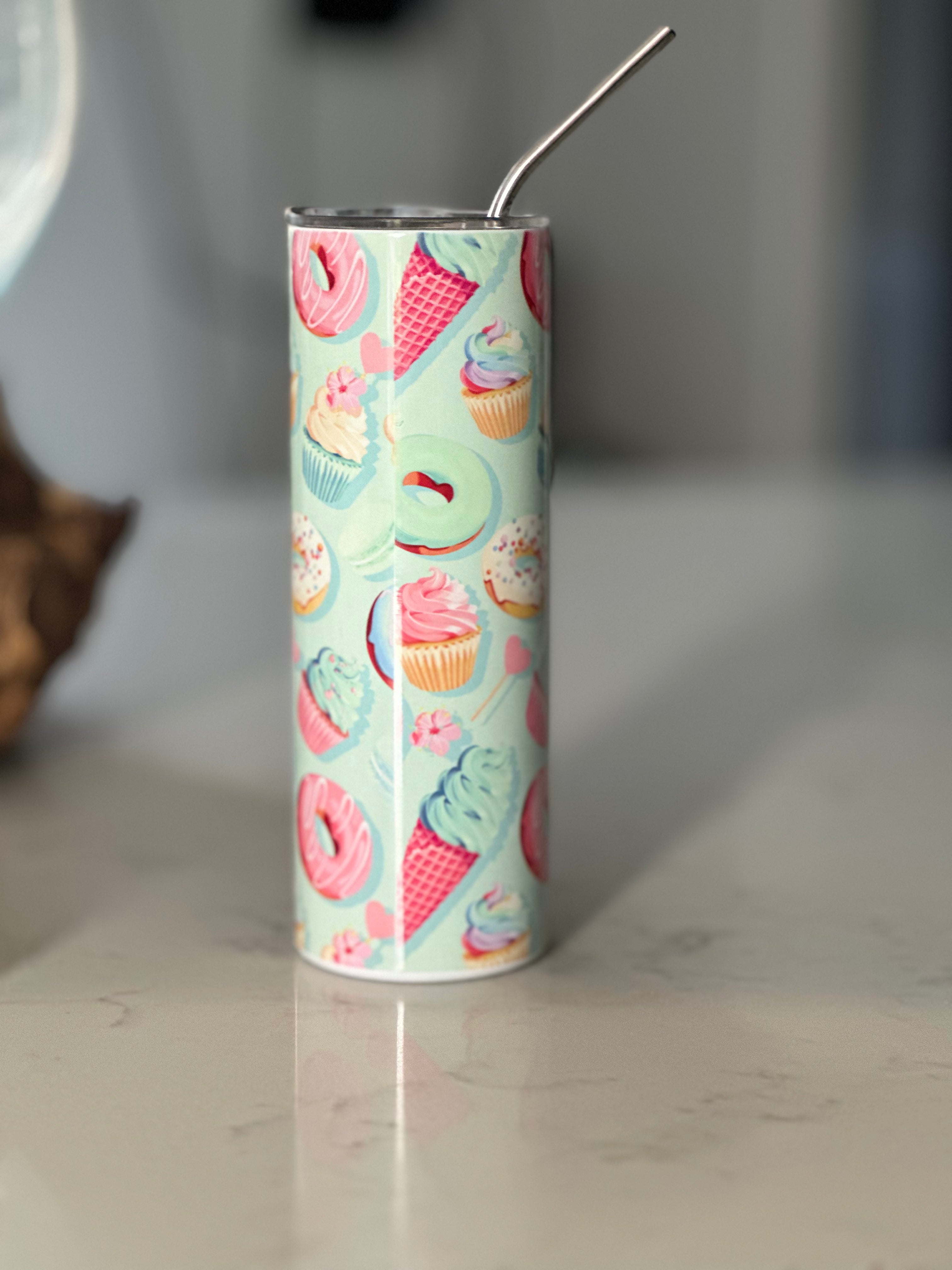 20oz Tumbler - Shut Up Cupcakes