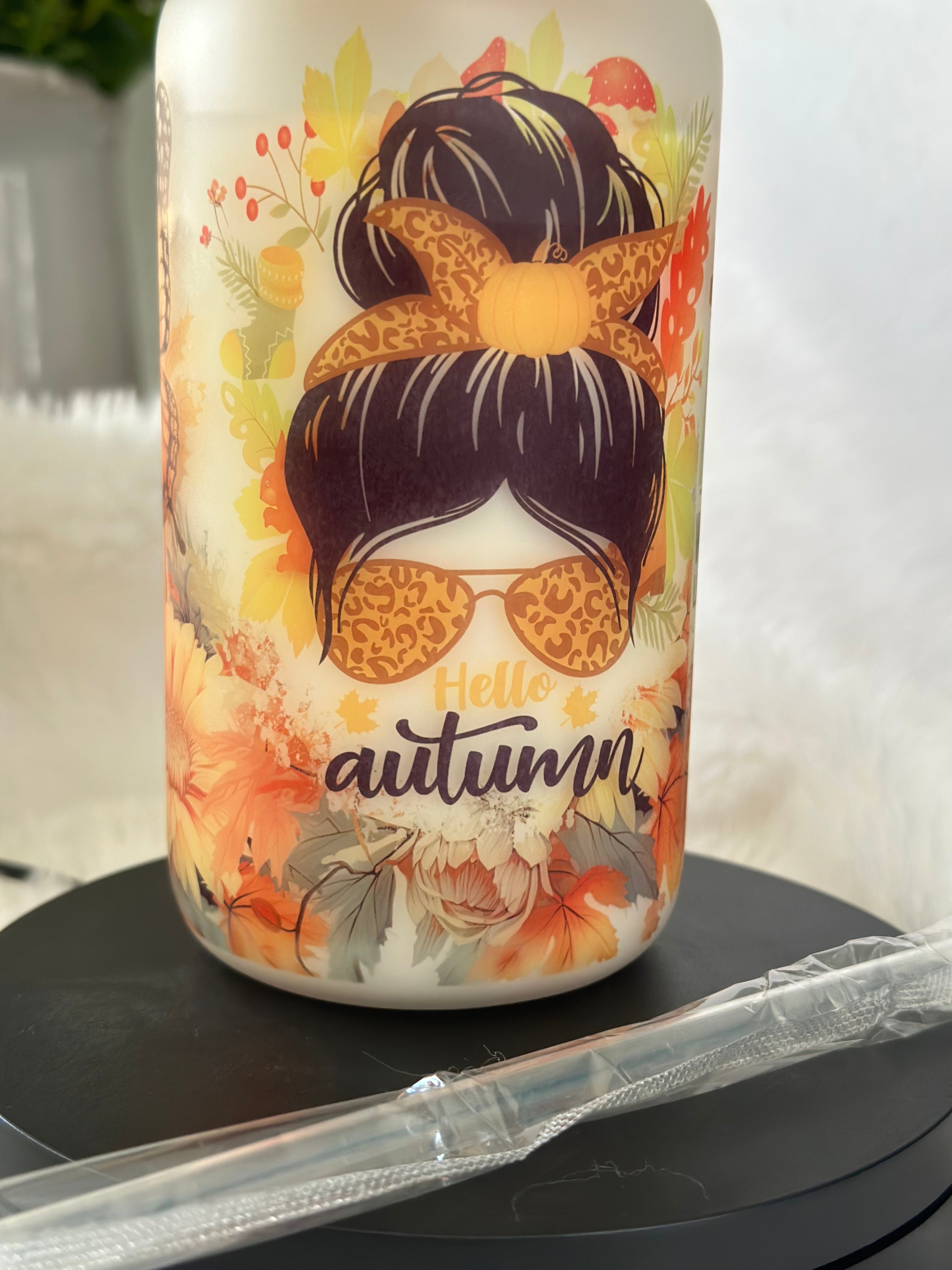 Stunning17oz glass tumblers.