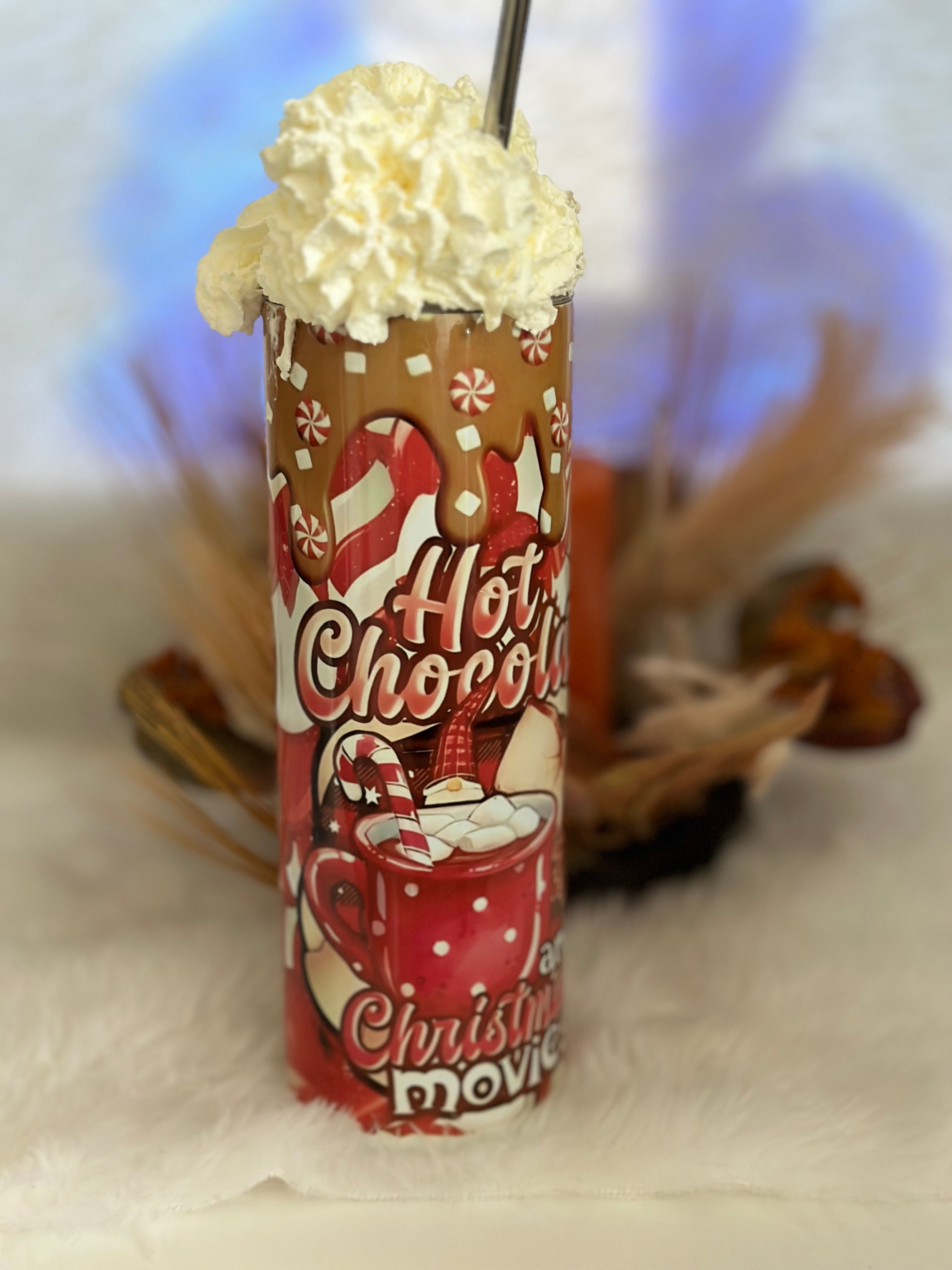 20oz Tumbler Christmas Hot Chocolate
