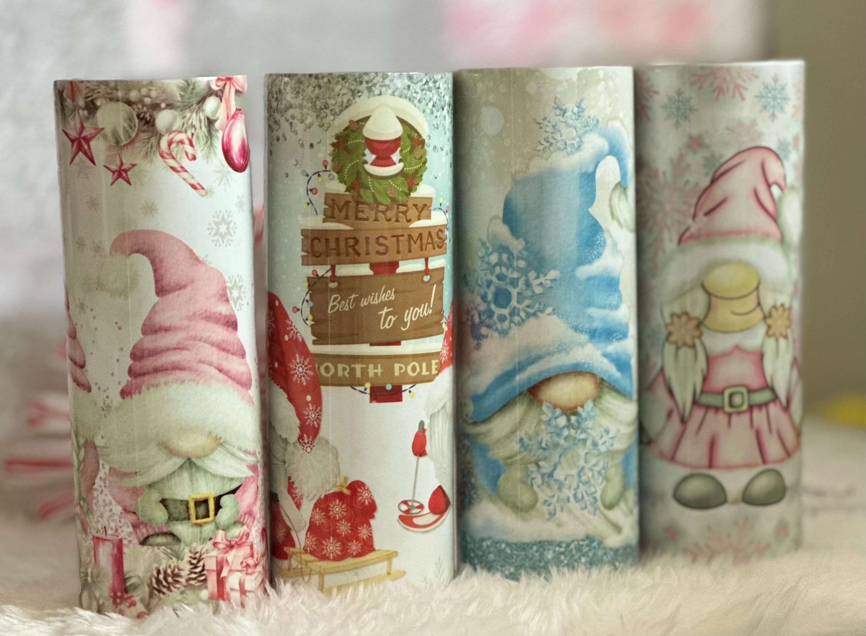 20oz Tumbler 4Designs To Choose Christmas Gonks.