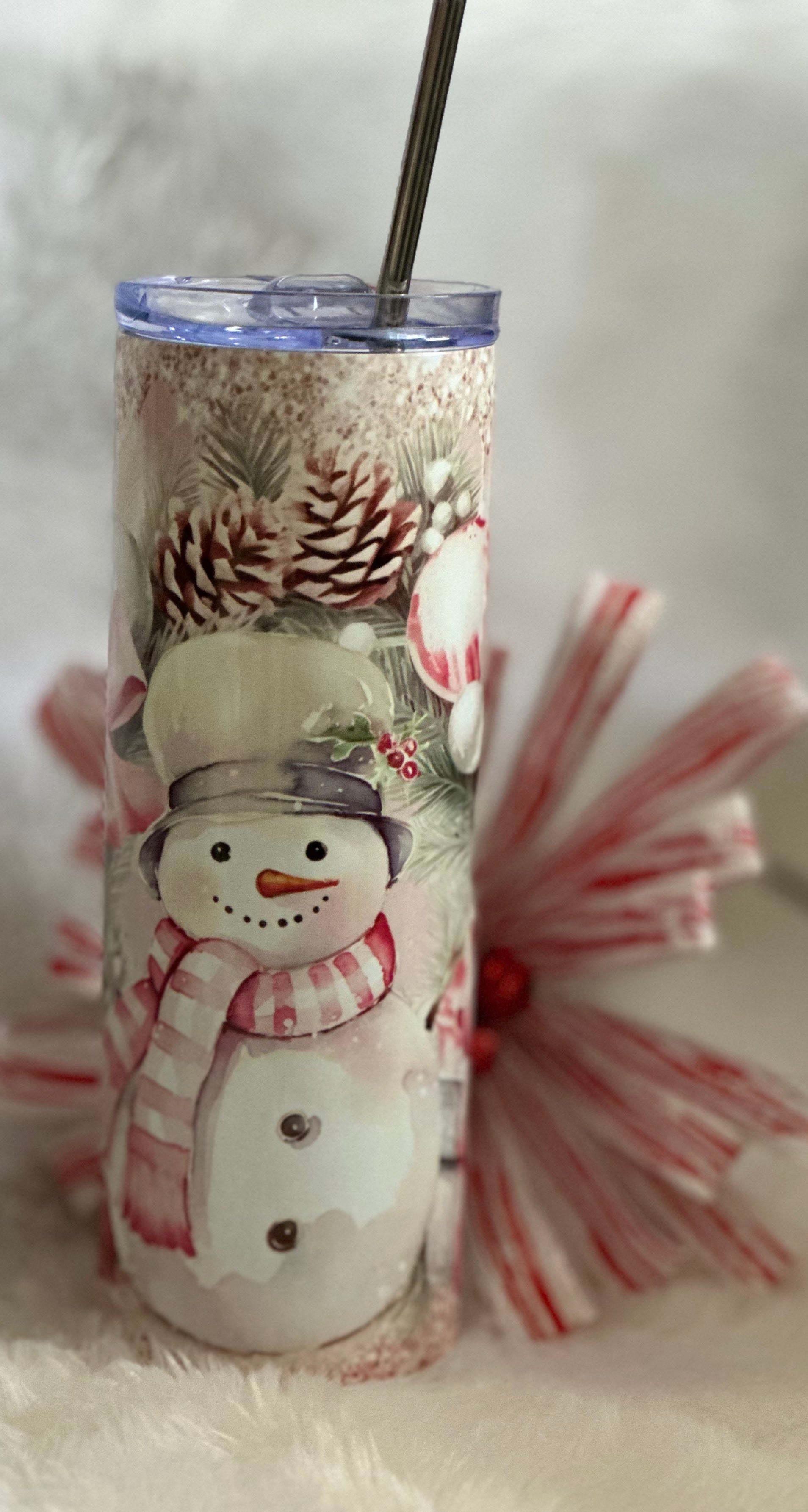 20oz Tumbler Snowman