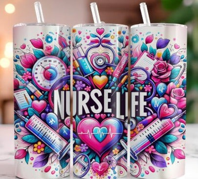 20oz Tumbler Nurse Life 2