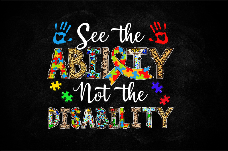 UV-DTF DECAL - Autism See The Ability
