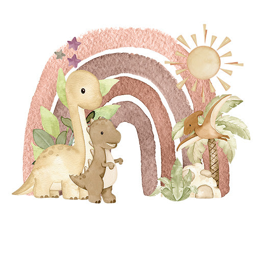 UV-DTF DECAL - Dino Baby Style