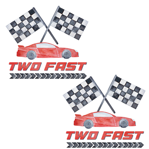 UV-DTF DECAL - Two Fast