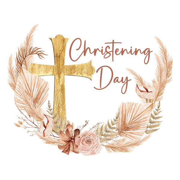 UV-DTF DECAL - Christening Day Design