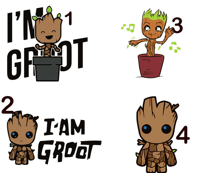 UV-DTF DECAL  - Groot