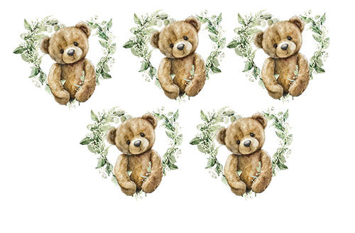 UV-DTF DECAL - Bear In Heart Reef