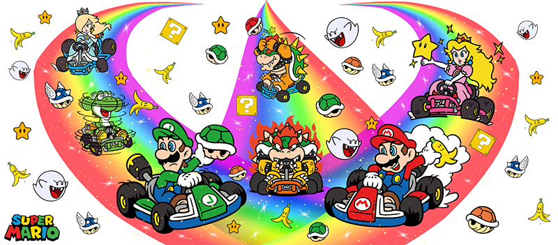 UV-DTF  DECAL - Super Mario Mug Wrap (16oz)