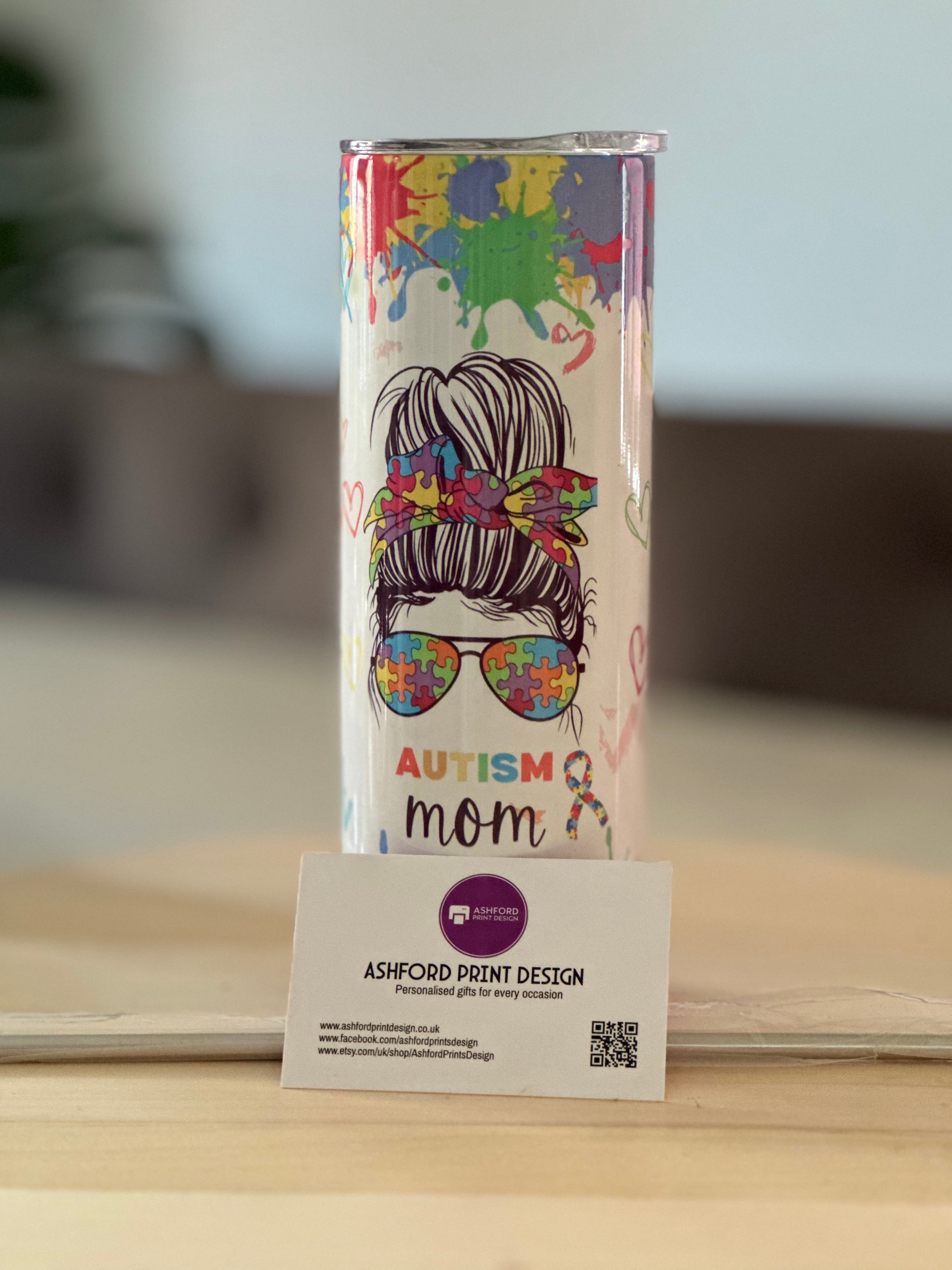 20oz Tumbler - Autism Mum