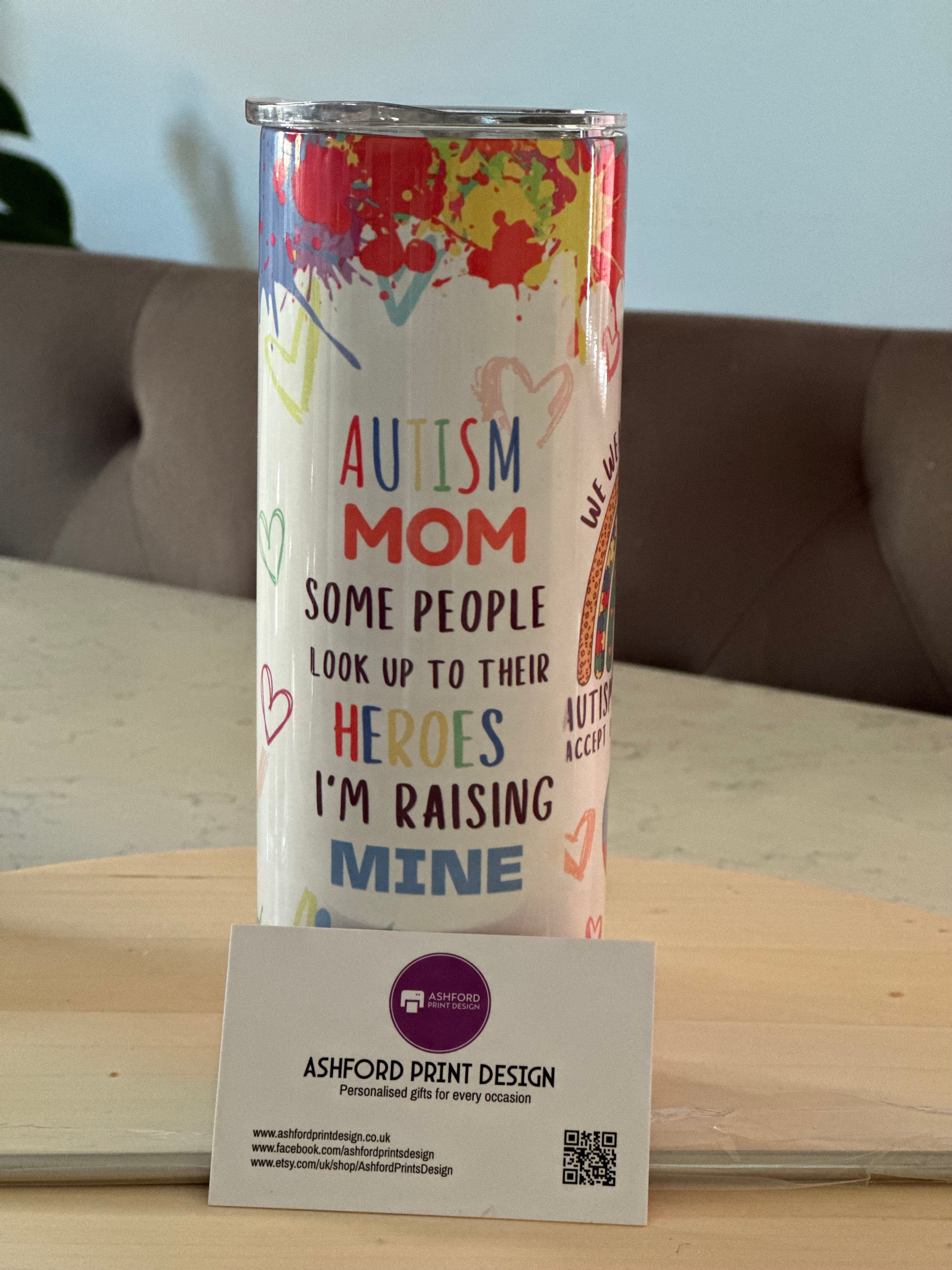 20oz Tumbler - Autism Mum