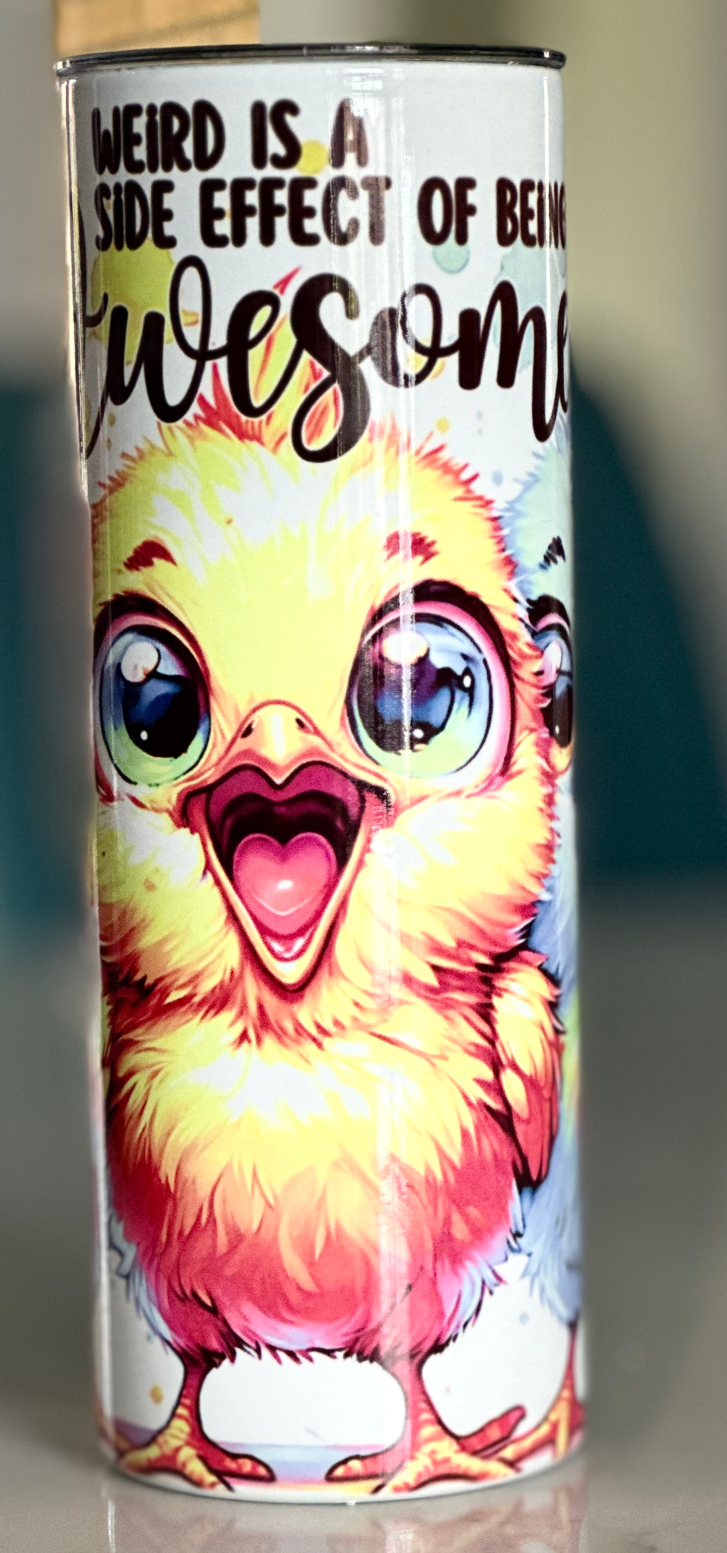 20oz Tumbler Weird Is A Side Effect Of Awesome