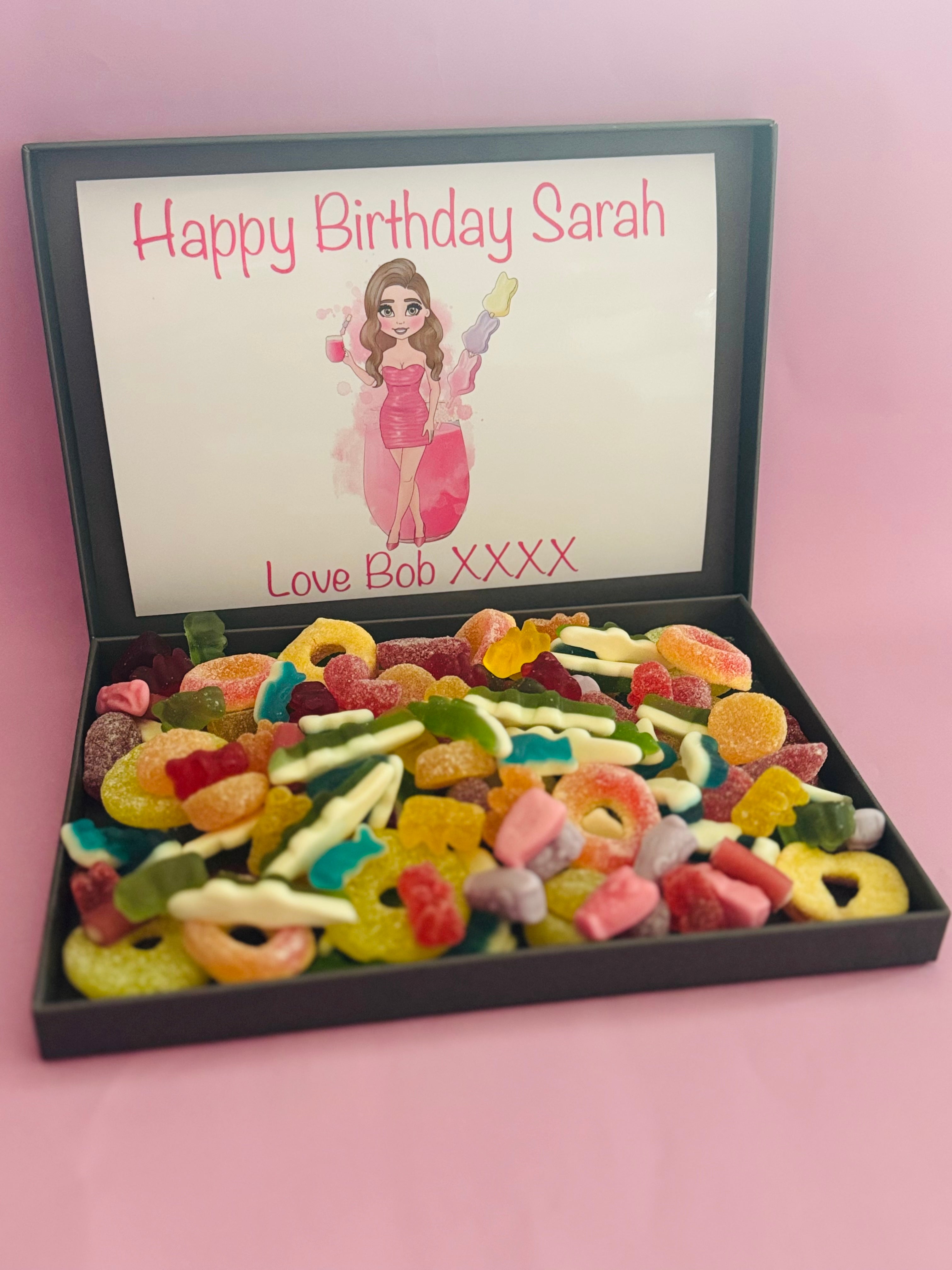 Sweets - Personalised For Her Birthday Gift.