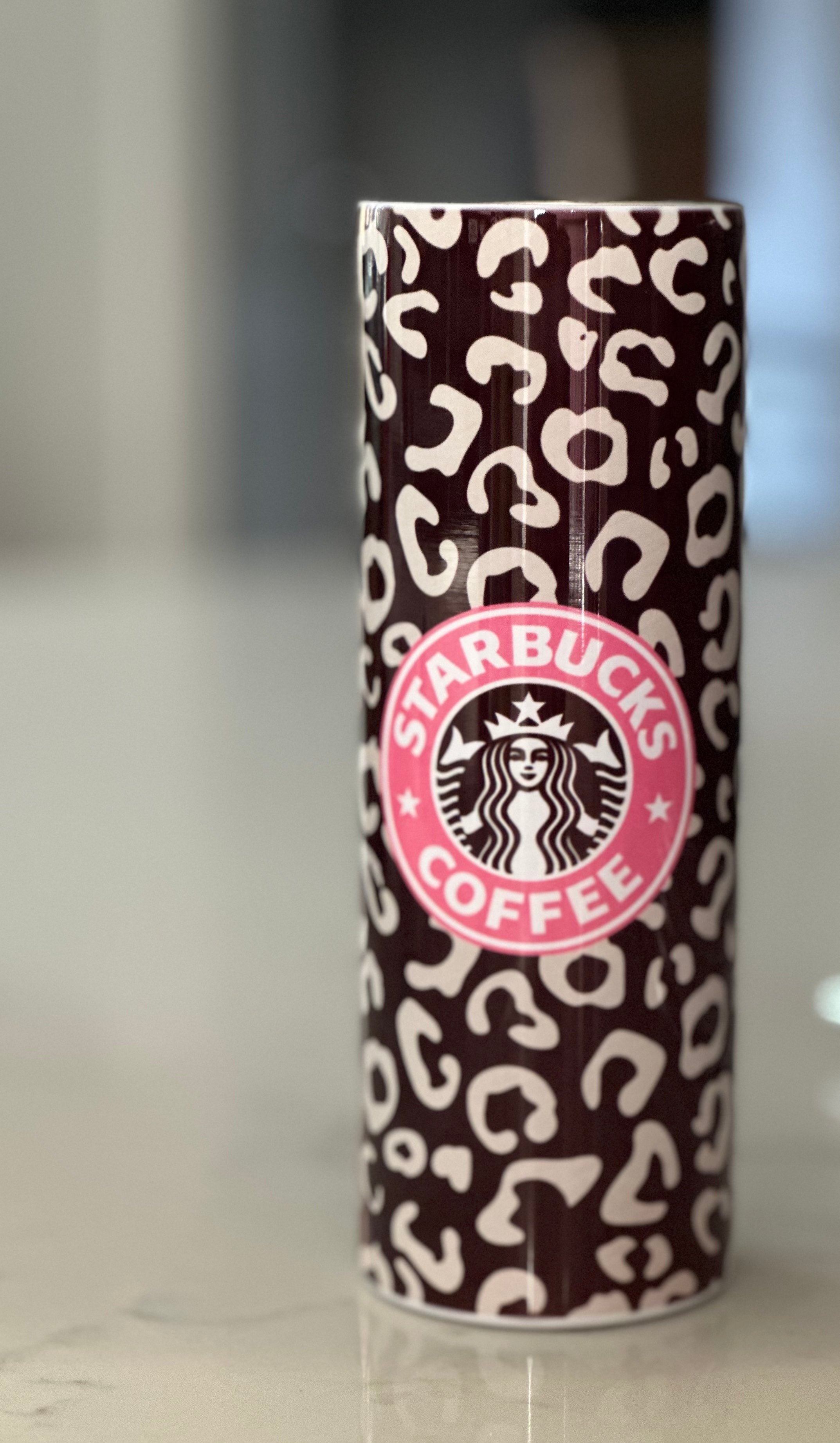 20oz Tumbler - Black And Pink Coffee