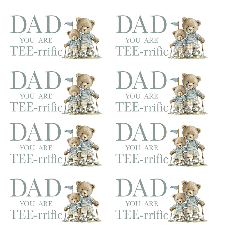 UV-DTF DECAL - Daddy Tee-rrific