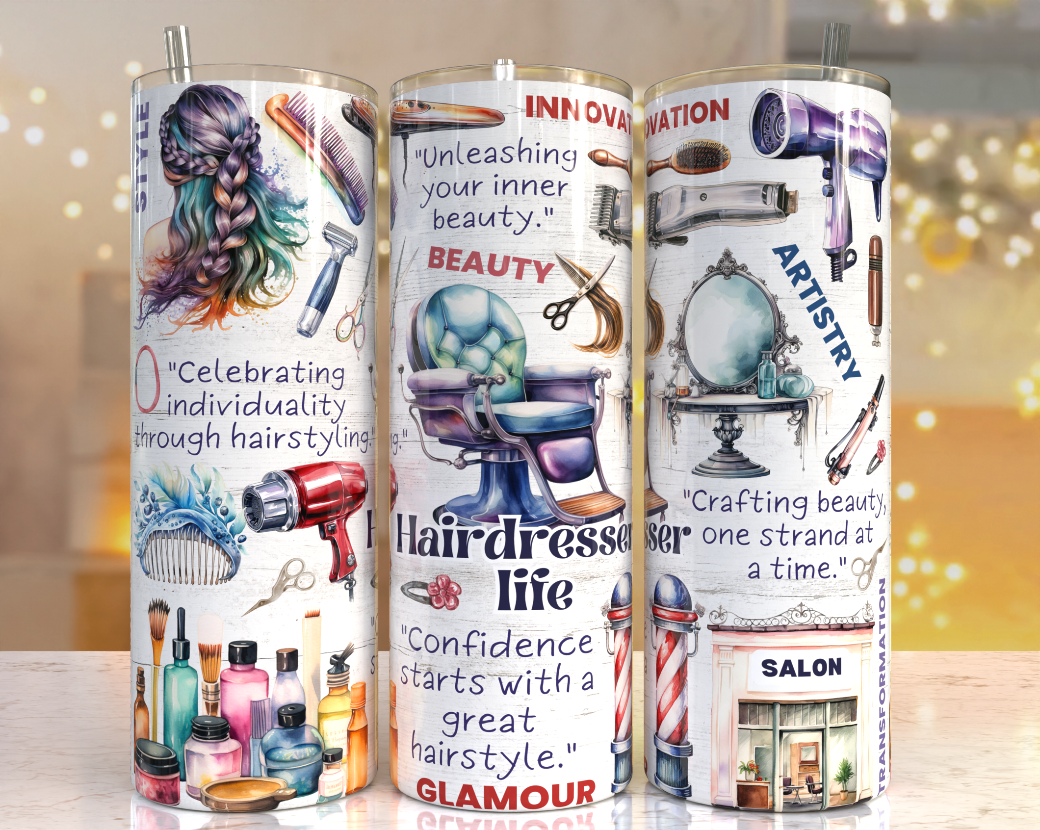 20oz Tumbler - Hairdresser