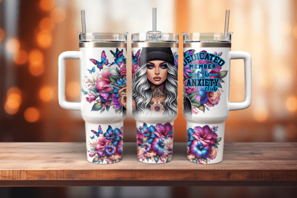 40oz  Tumbler - Member Of The Anxiety Club