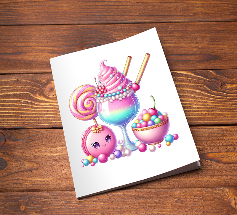 UV-DTF DECAL - Ice Cream 1