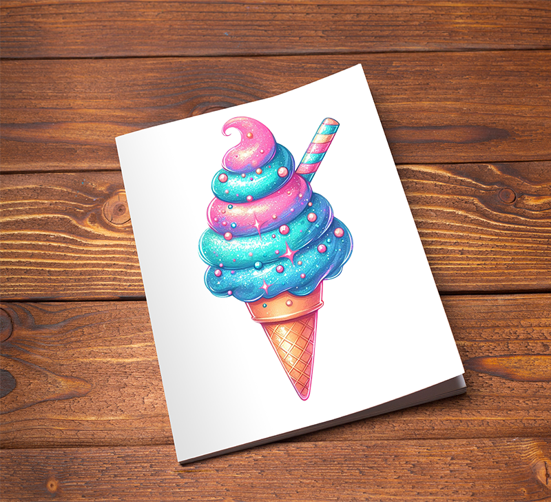 UV-DTF DECAL - Ice Cream 4