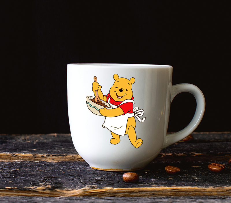  UV-DTF DECAL - Yellow Bear 4
