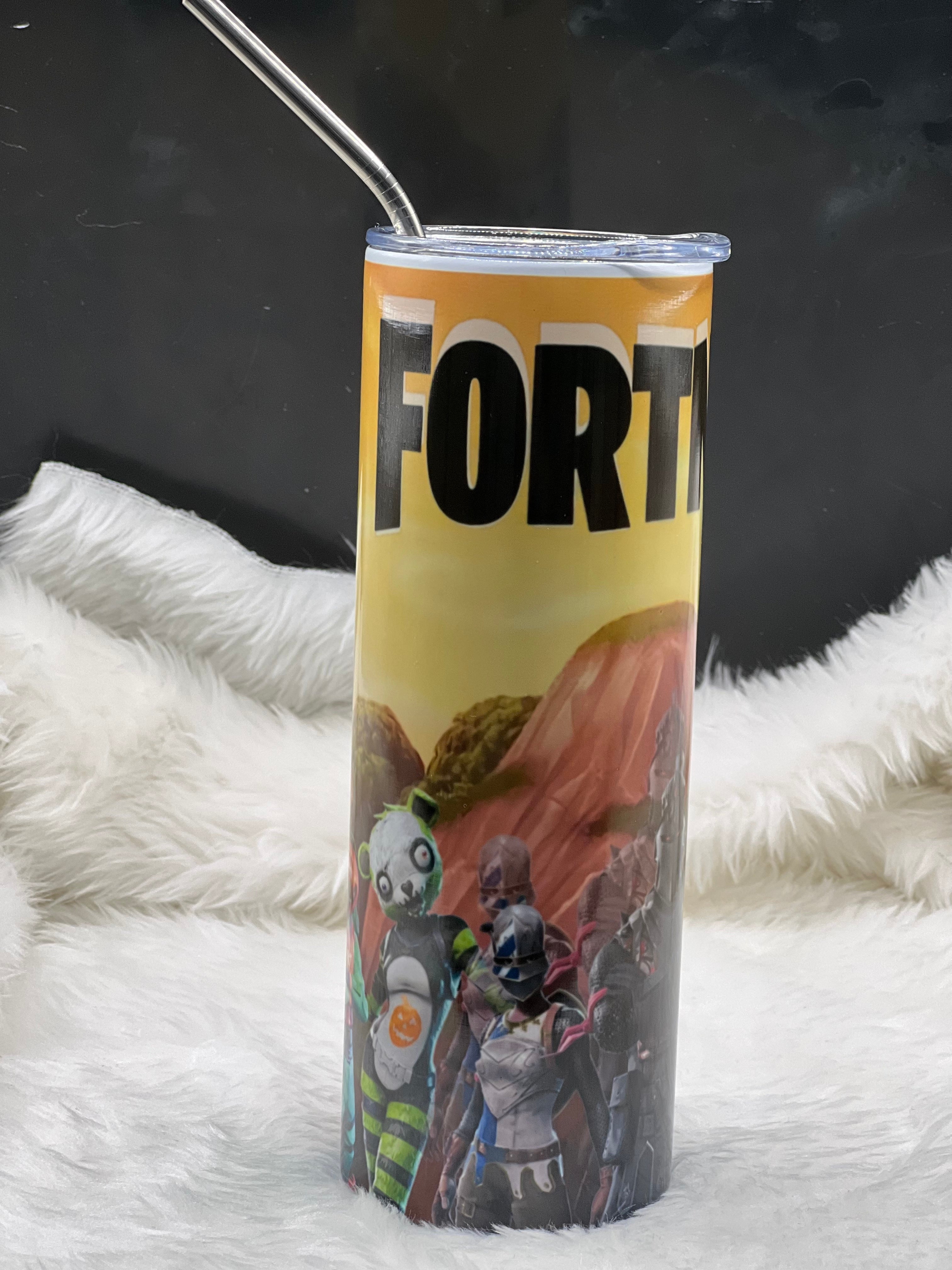 20oz Tumbler Fortnite Yellow