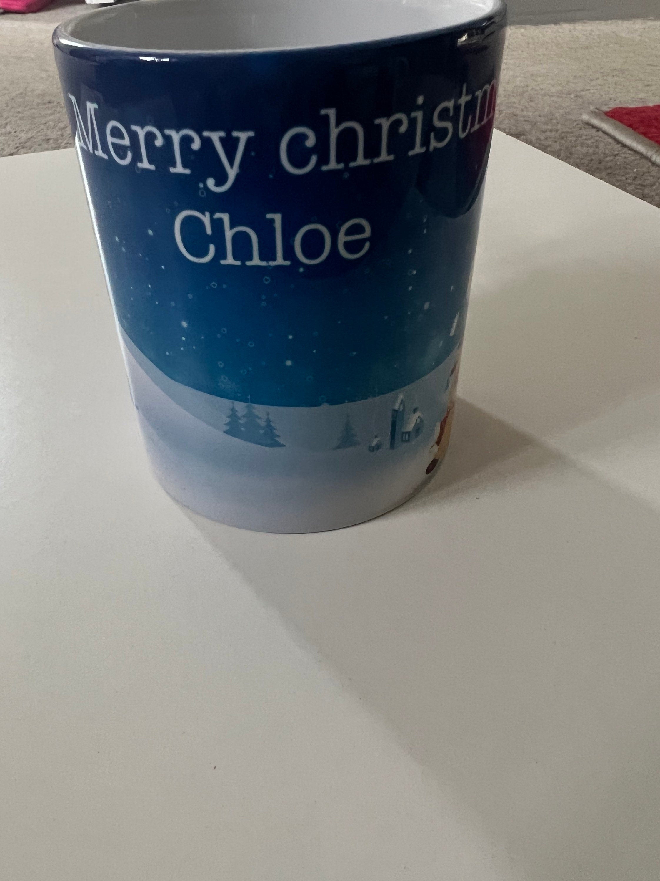 Wrap around Christmas mug