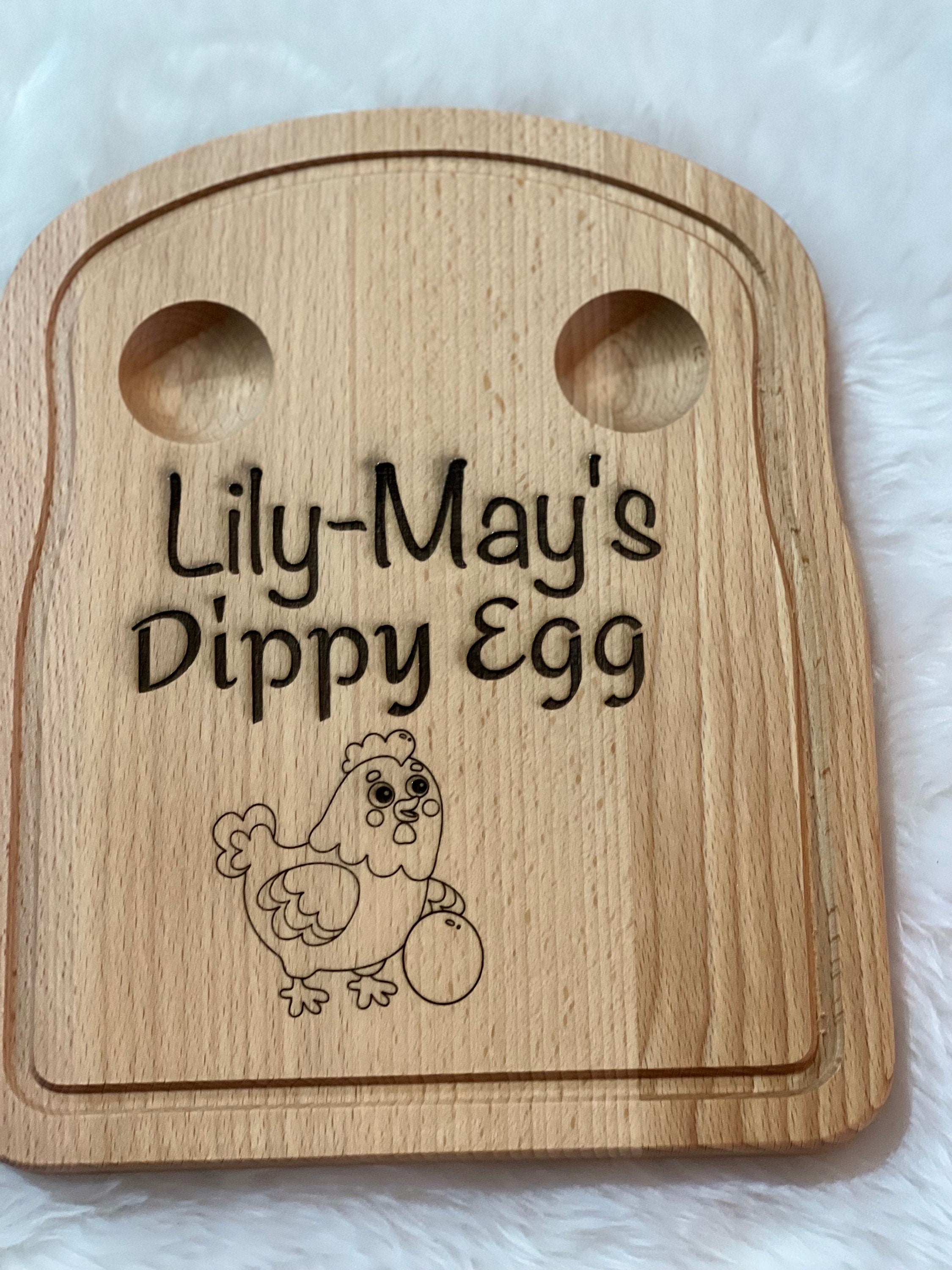 Beautiful Personlised Egg Board. Made To Order. Eggs. Breakfast Time. Gift. Present.