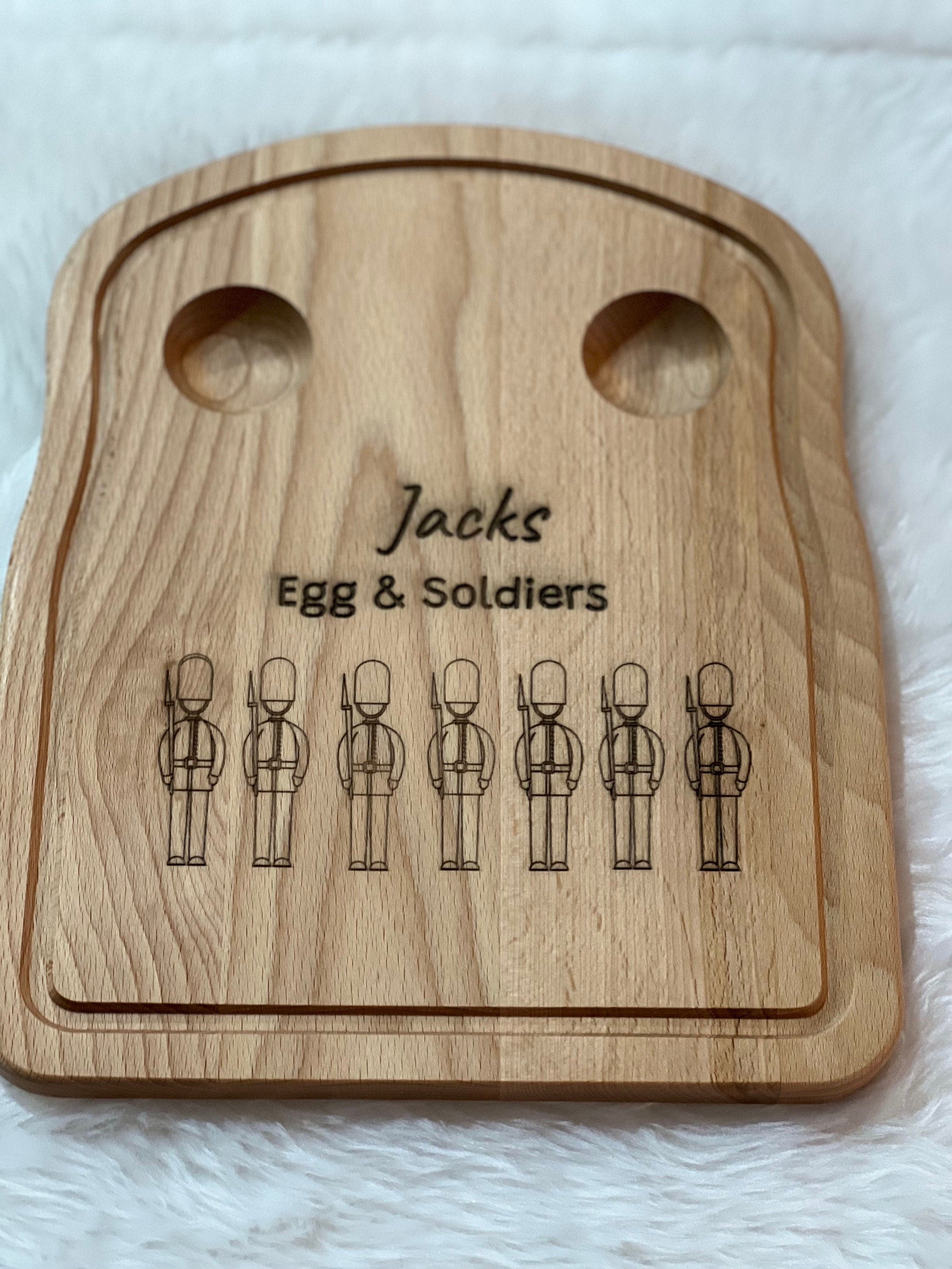 Personlised Egg Board. Hand Made. Gift. Present. Dippy Eggs. Eggs And Soldiers.