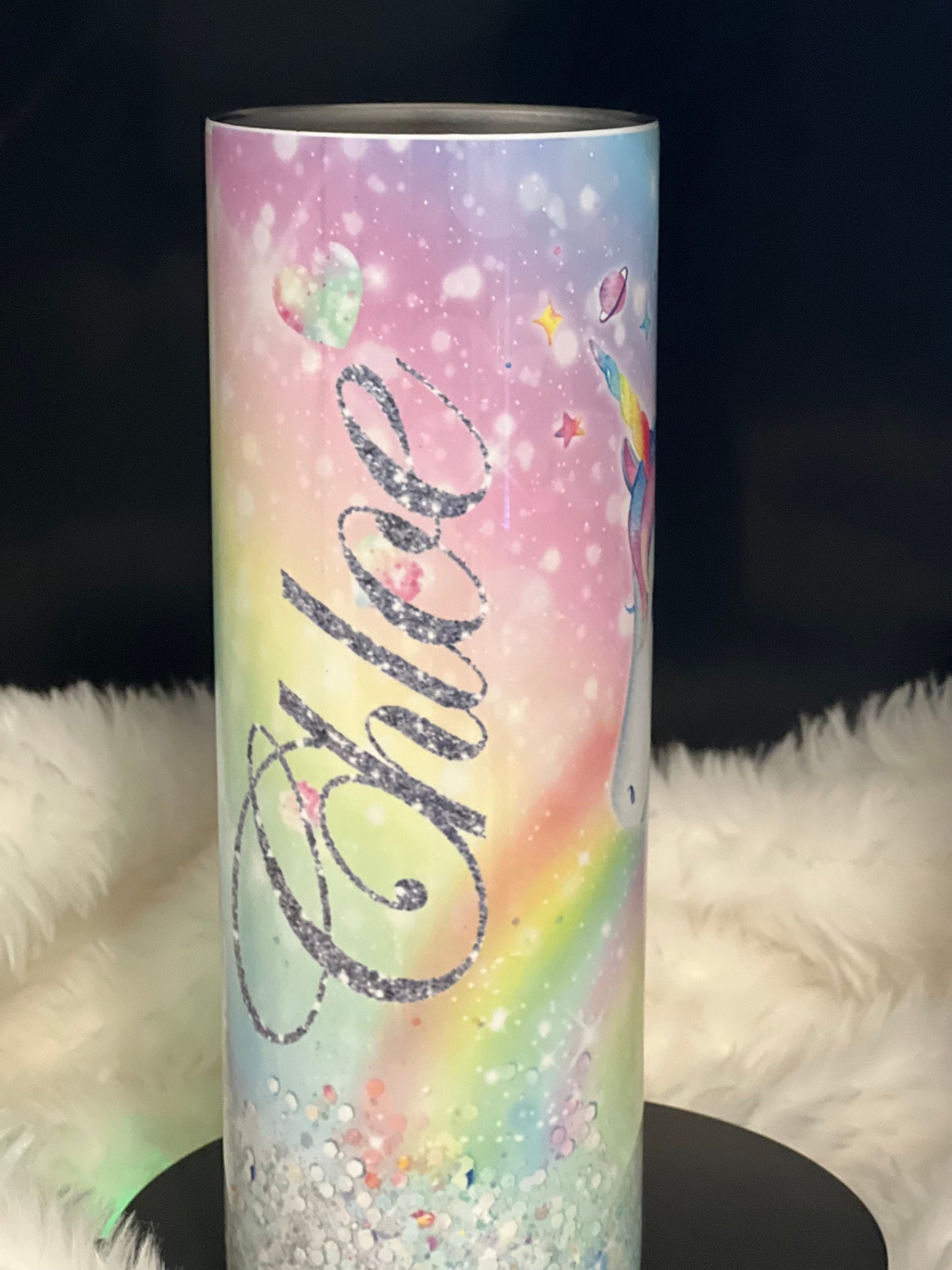 Personlised Unicorn Tumbler. Hand Made. Princess. Gift For Her/ Him Present. Christmas Idea.